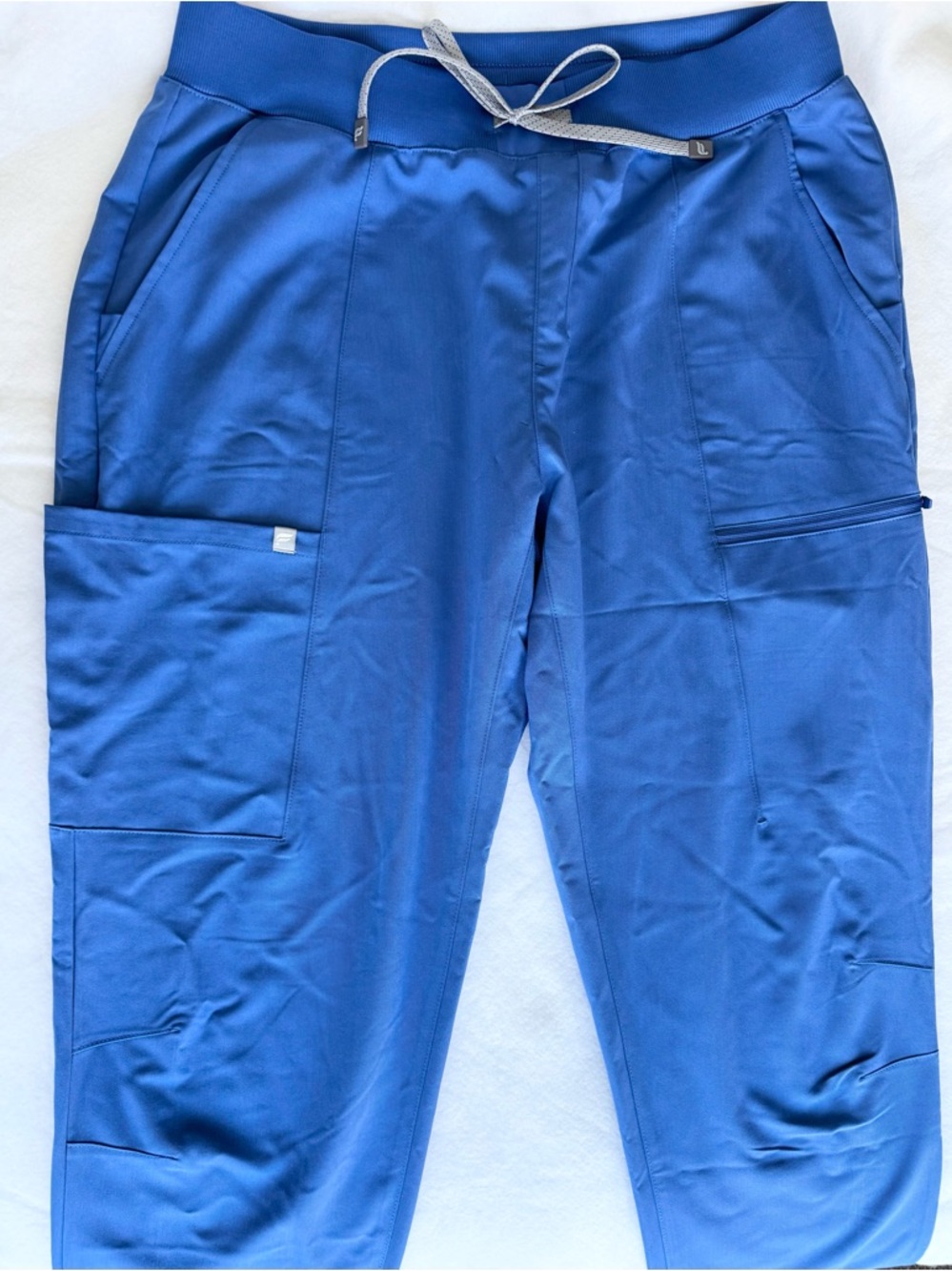 Fabletics Scrub On Call Joggers Pants with Drawstring Royal Blue Reg Large - Picture 5 of 5